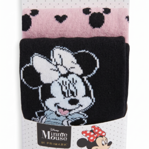 Disney Minnie Mouse Designer Tights (2-Pack, Girls, Age: 9-10)