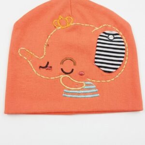 Embroidered Elephant Baby Hat - Newborns to 12 Months