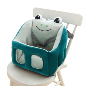 Cozy Plush Frog Support Seat for Babies (4–12 months)