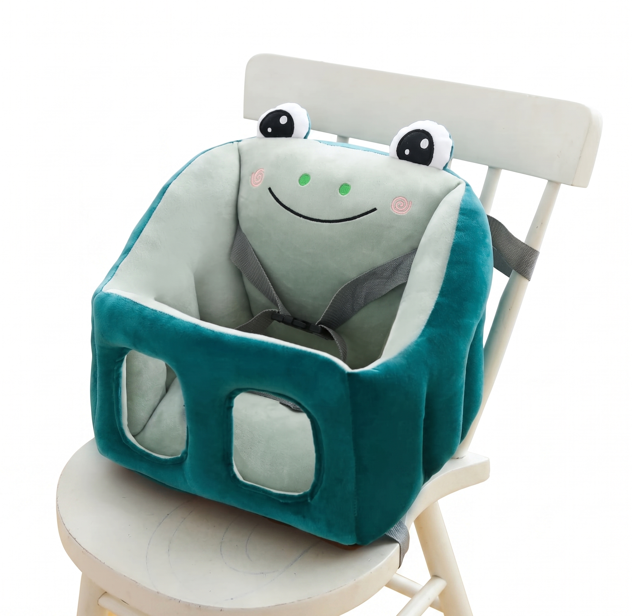PC7A - Cozy Plush Frog Support Seat for Babies Cozy Plush Frog Support Seat for Babies (4–12 months)