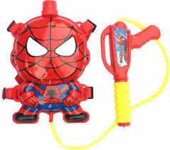 watergun Avengers Superhero Backpack Water Guns - Kids aged 4 to 10 (Summer/Outdoor play) - Image 2
